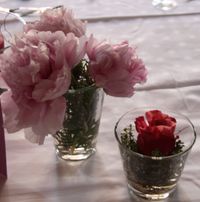Blumen in Vase Detailansicht